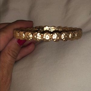 Gold magnetic bangle